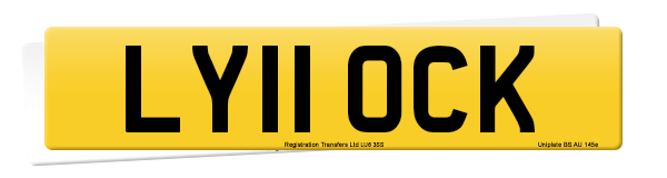 Registration number LY11 OCK